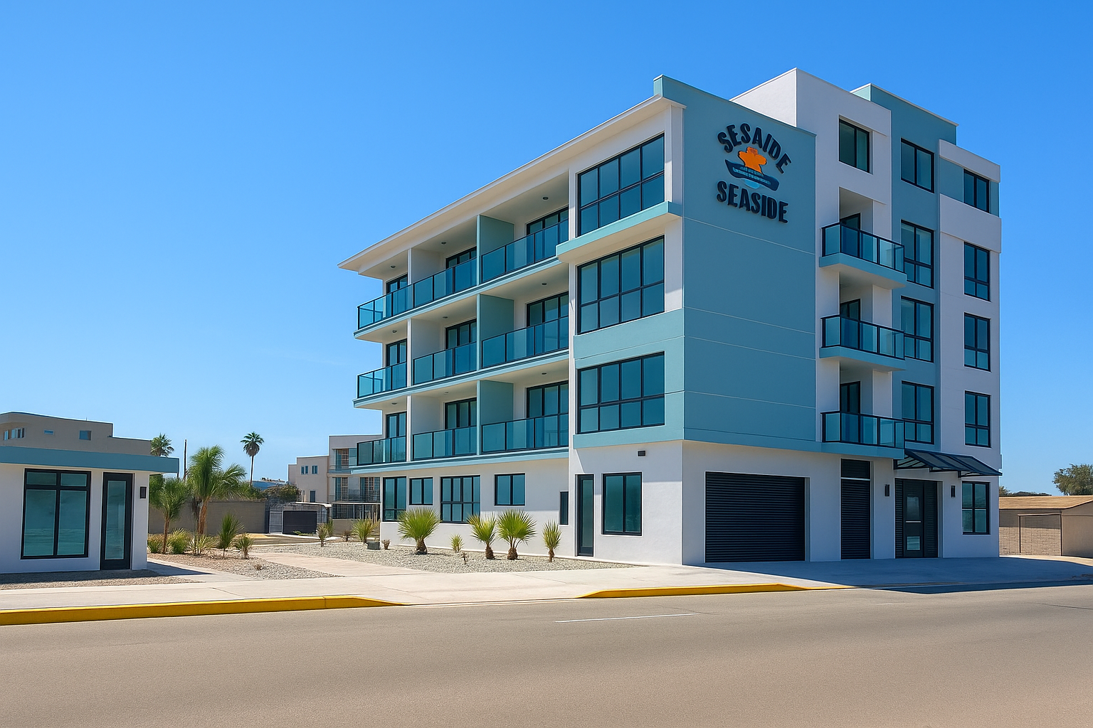 Interior de condominio en Rosarito Seaside